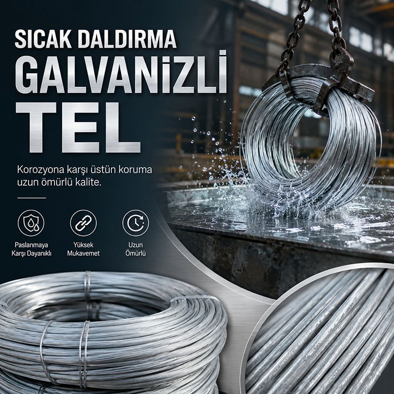 SIcak Daldırma Galvanizli Tel