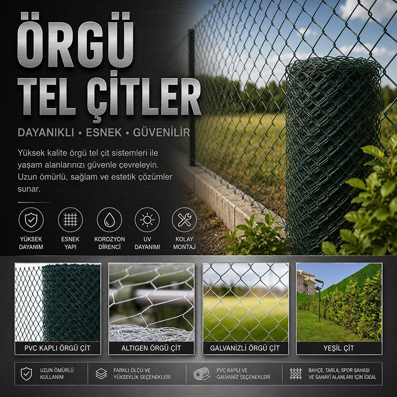 Örgü Tel Çitler