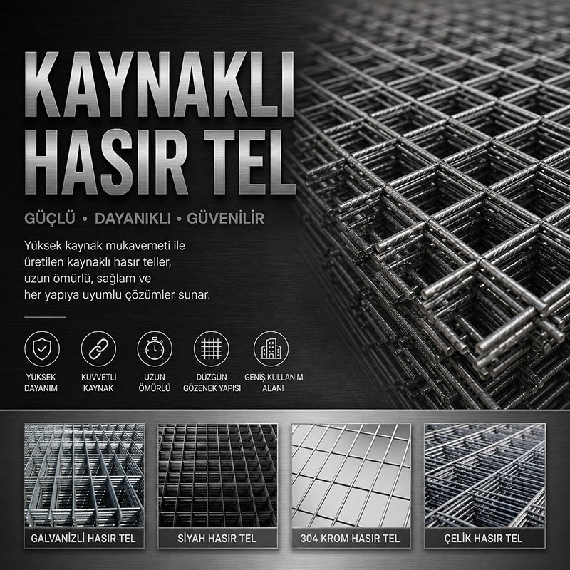 Kaynaklı Hasır Tel