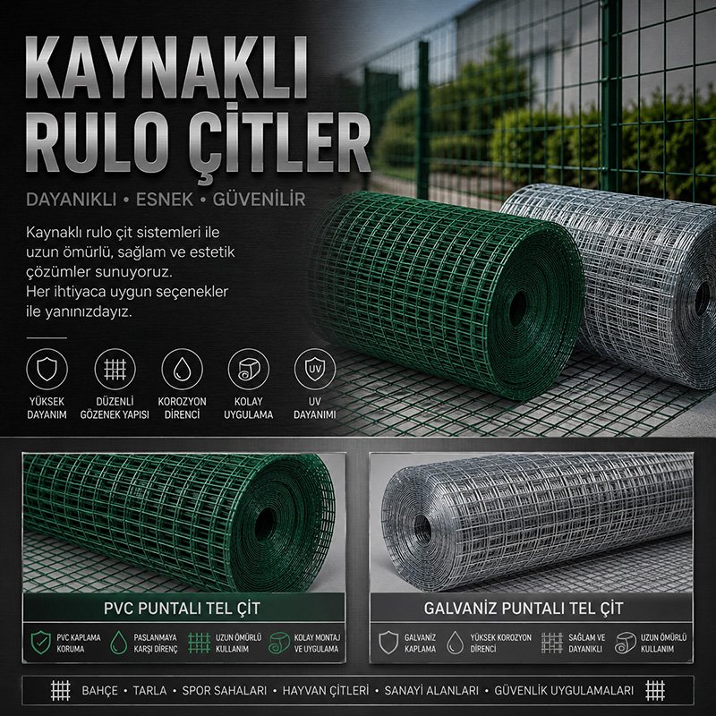 Kaynaklı Rulo Çit